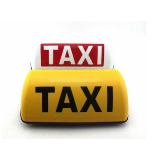 Biển Taxi Đèn Led Có Nam Châm Gắn Trần Xe Hơi Dùng Điện Tẩu 12v
