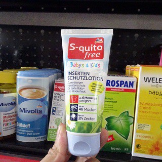 Kem Chống Muỗi Squito, kem chống Côn trùng Squito, trị muỗi đốt, côn trùng cắn, không màu, không cồn, không kích ứng da
