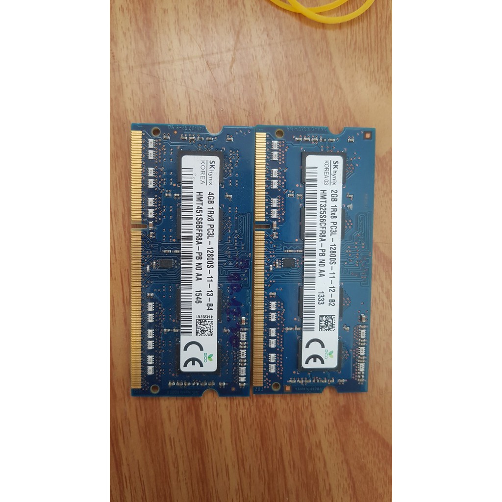 Ram Laptop DDR3L 2GB 4GB Bus 1600Mhz PC3L 12800s 1.35V Bảo Hành 3 năm