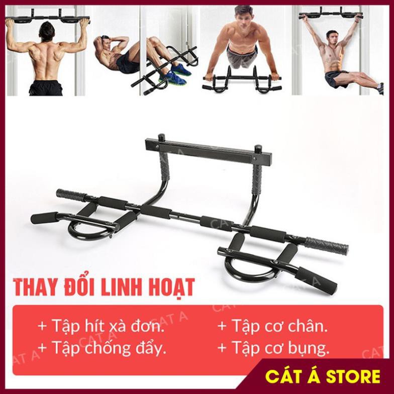 Thanh Tập Xà Đơn Treo Tường | Cây tập Xà Đơn Xà Kép Gắn Cửa CHÍNH HÃNG CAO CẤP 60-130cm - Kích thước tùy chỉnh phù hợp