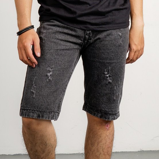 Quần short jean nam xanh rách phong cách TS33 Tronshop | BigBuy360 - bigbuy360.vn