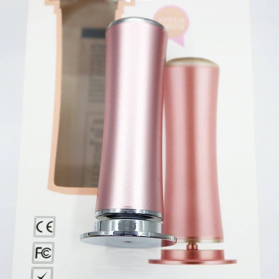 Máy chà gót chân + hộp 60 miếng chà