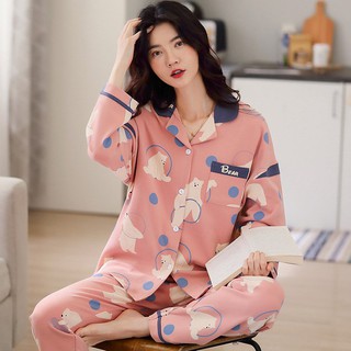 [ẢNH THẬT] Bộ Pijama dài tay| Bộ mặc nhà thu đông| Bộ đồ cotton 100% tự nhiên thoáng mát