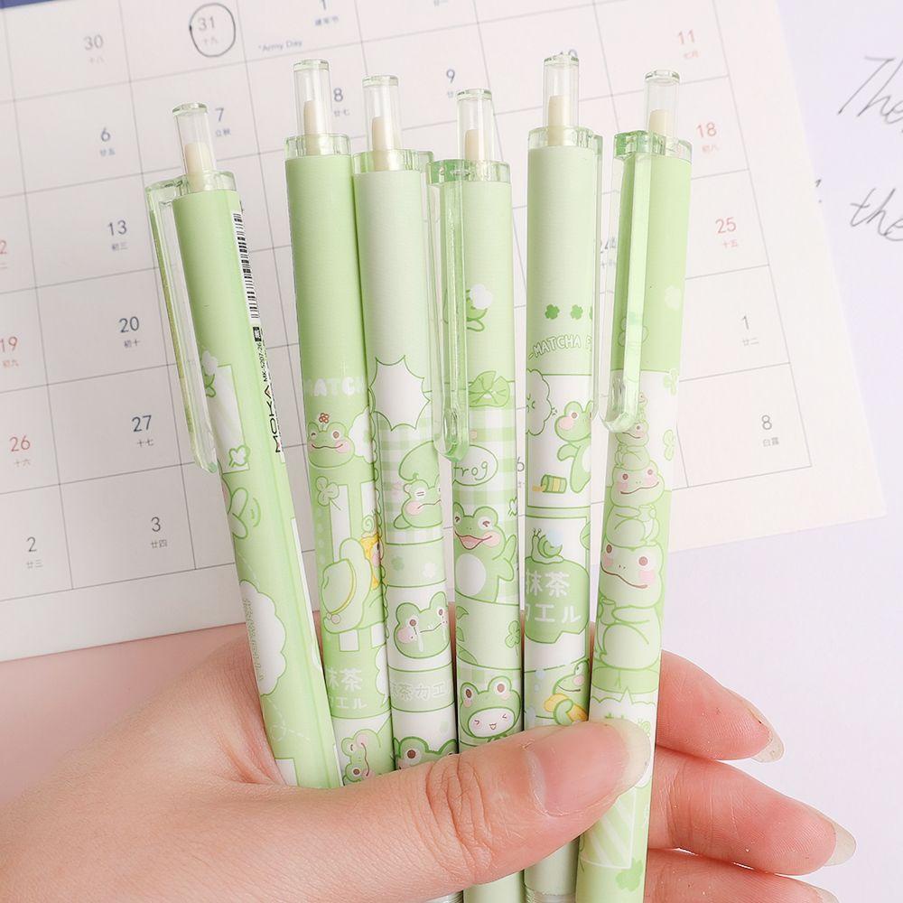 PEWANY Bút Mực Gel Dạng Nhấn Tạo Hình Chú Ếch Hoạt Hình Vui Nhộn