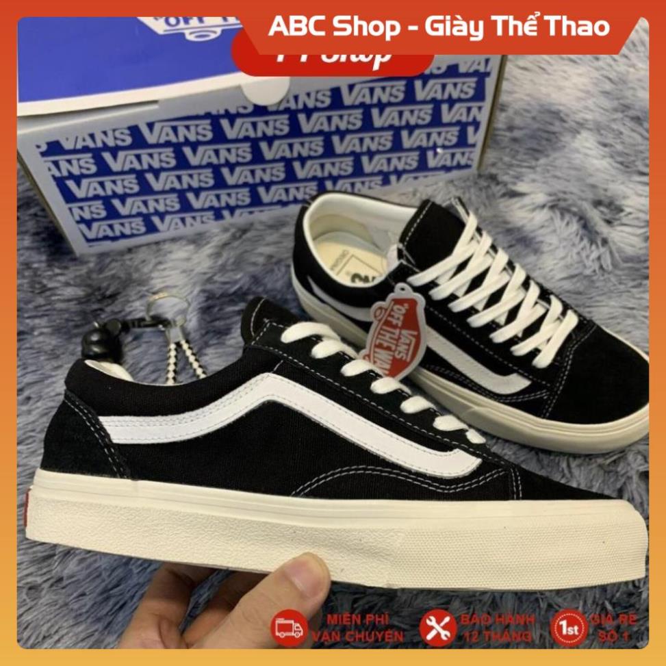 Giày Van Sneaker, Giầy Vans đen trắng Vault Hót Nhất