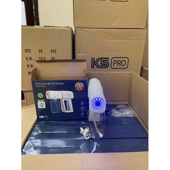 Máy xịt khuẩn, khử khuẩn Nano K5 Led 2 tốc độ