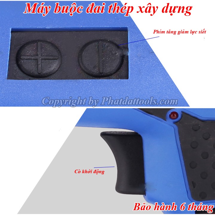 Máy buộc đai thép dùng pin cao cấp BT-YX340B-Chính hãng-Bảo hành 6 tháng