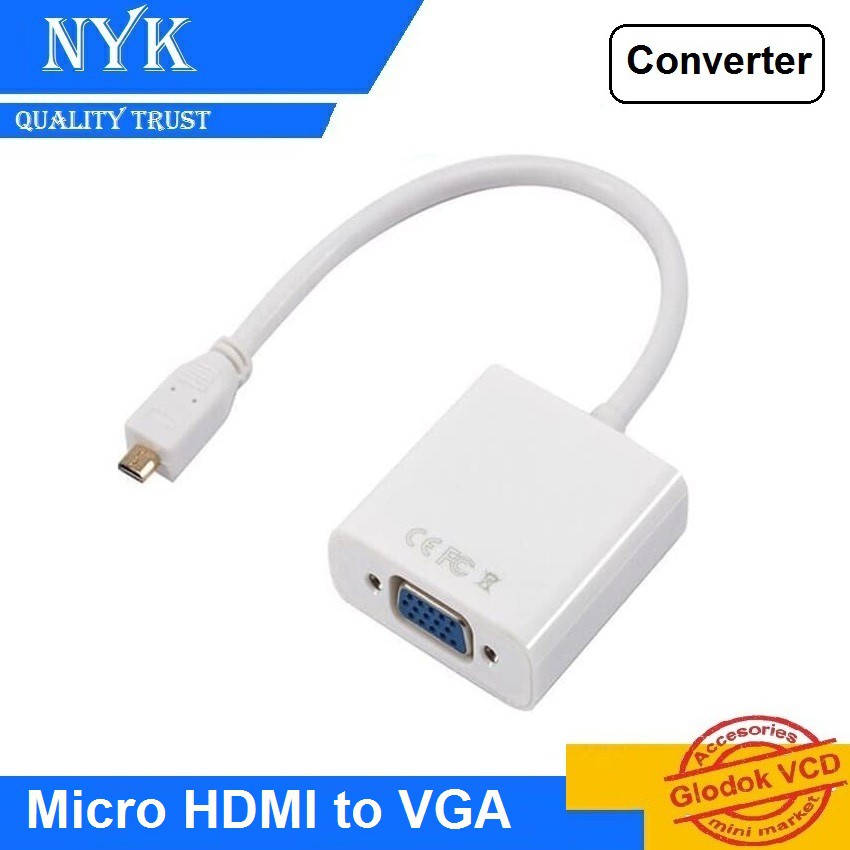 Bộ chuyển đổi Nyk micro HDMI sang VGA