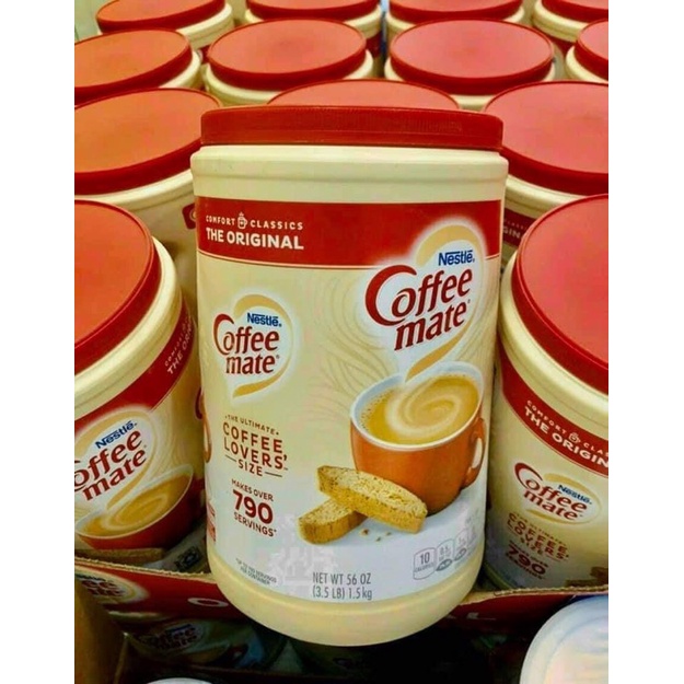 Bột Kem Sữa Coffe Mate Mỹ 1.5Kg , Bột Kem Béo Mỹ