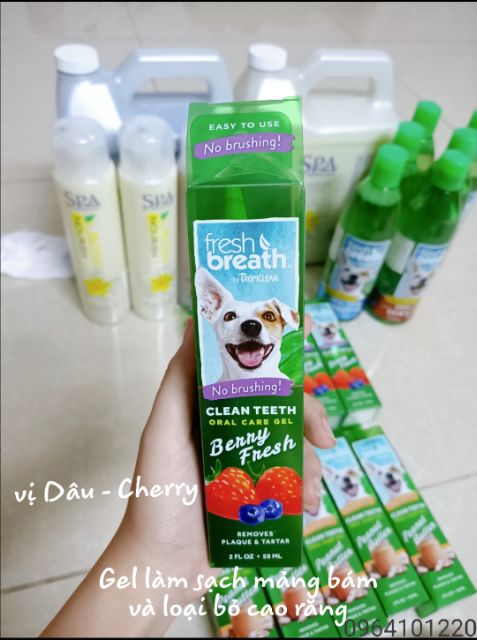 [ Tropiclean ] - Gel vệ sinh răng miệng