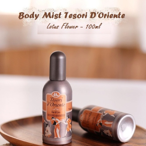 Nước Hoa Xịt Thơm Body Tesori Nâu 100ml - Nước Hoa Nữ Hương Hoa Sen Lưu Hương Lâu