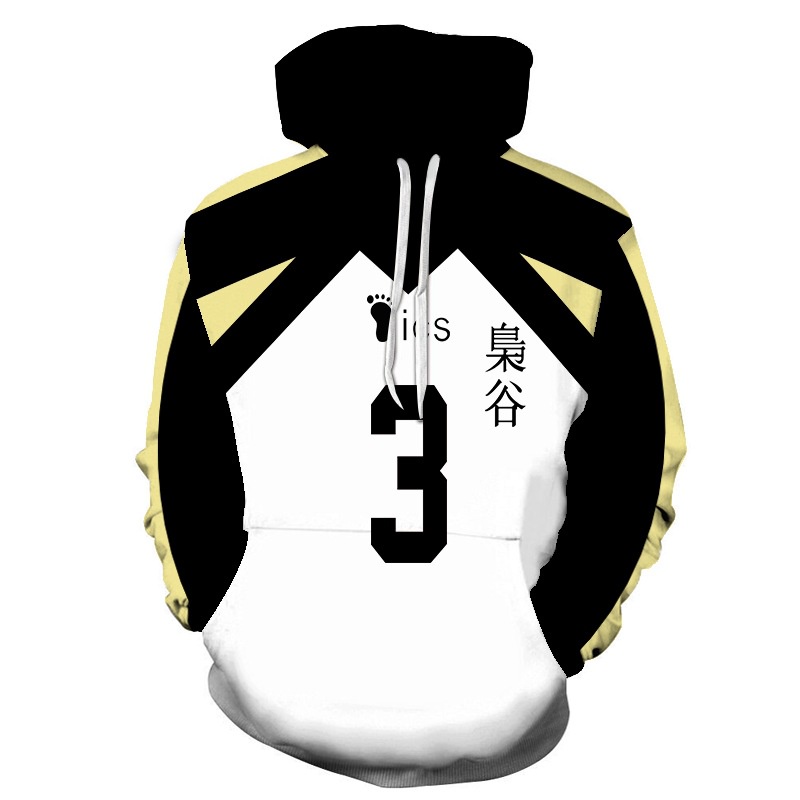 Áo hoodie Haikyuu Karasuno version