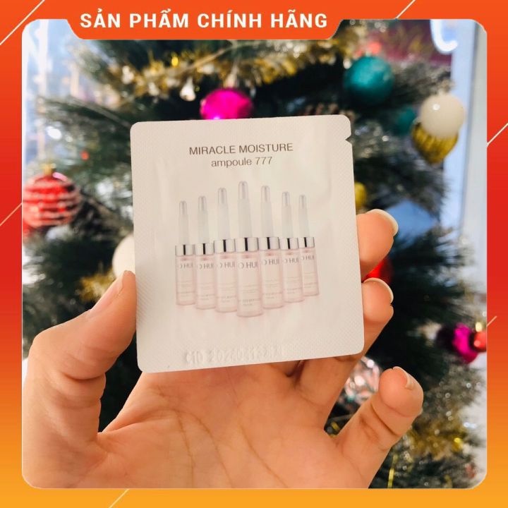 10 gói tinh dầu Dưỡng ẩm câp nước 777 Ohui Miracle Moisture Ampoule 777