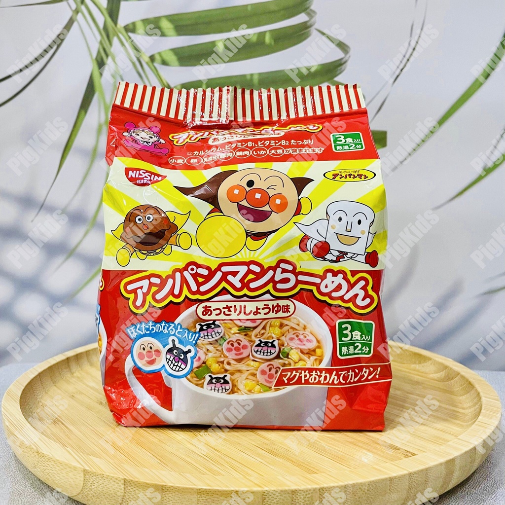 Mì chú hề Apaman Nissin Nhật Bản, mì ăn liền cho bé 90gr