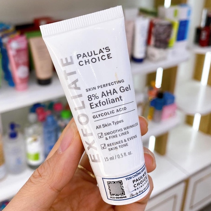 [Paula's Choice] Skin Perfecting 8% AHA GEL EXFOLIANT - Tẩy tế bào chết hóa học- 15ml