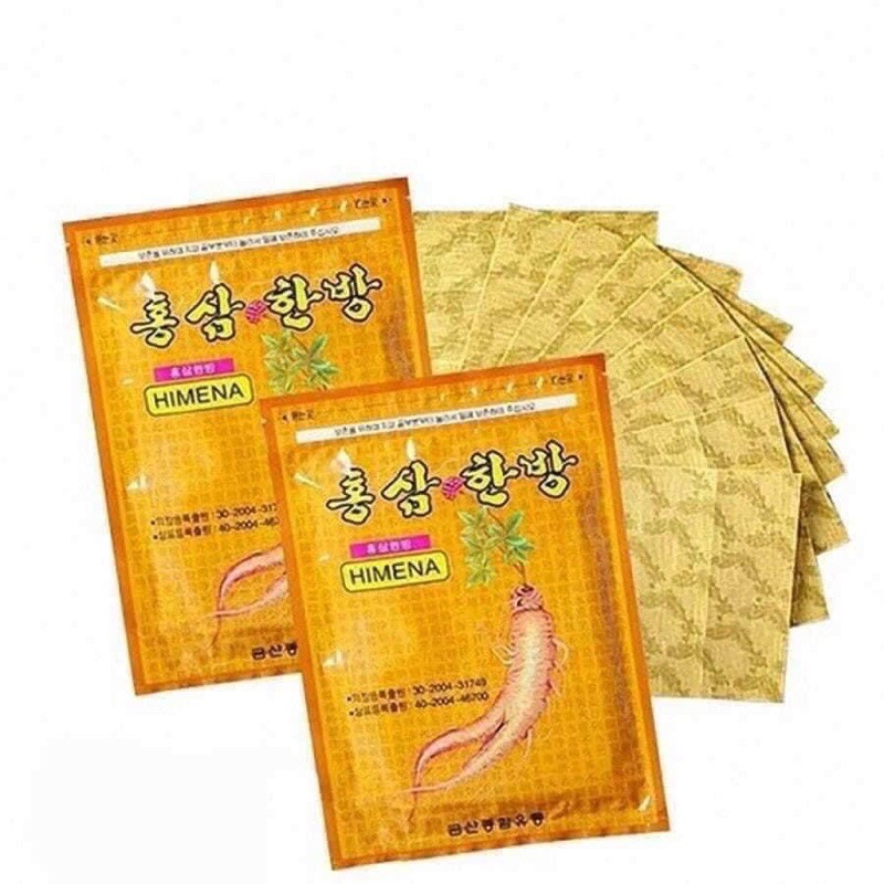 Miếng dán hồng sâm Hàn Quốc