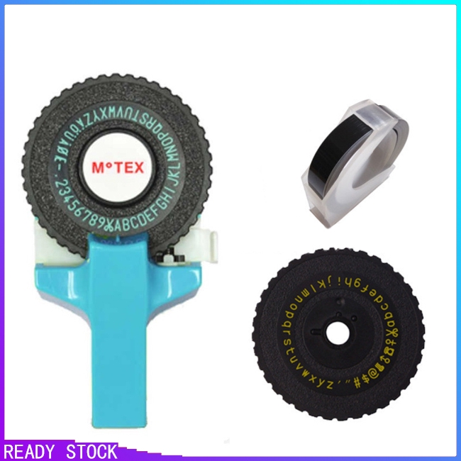 PG【COD】Dụng cụ dán nhãn đánh dấu 2 kiểu chữ E-101 kèm 1 cuộn băng dán | BigBuy360 - bigbuy360.vn