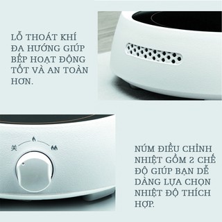 Bếp Điện mini 800w Gốm Ceramic Chống Nước Cao Cấp