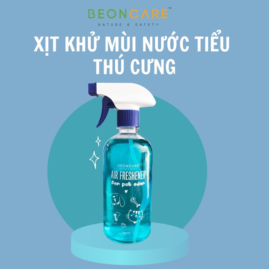 Combo 5 Sản Phẩm Beoncare Gồm Khử Mùi Vệ Sinh, Sữa Tắm Ve Rận, Sữa Tắm Khử Mùi, Xịt Tắm Khô, Nước Hoa tặng bát