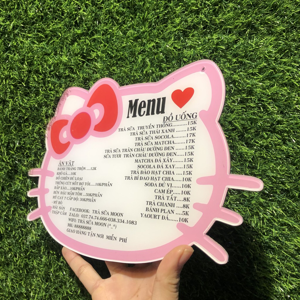 Bảng hiệu mèo hello kitty siêu xinh và siêu to khổng lồ