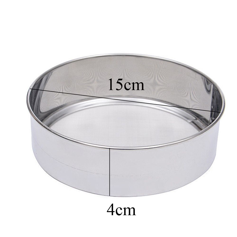 Dụng cụ rây bột làm bánh bằng chất liệu inox dày dặn tiện dụng