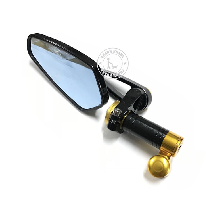 Gương chiếu hậu lắp chân gương xe máy, Kính chiếu hậu thời trang phù hợp lắp mọi loại xe -GGCHD