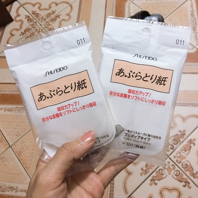 Giấy thấm dầu shiseido nội địa nhật