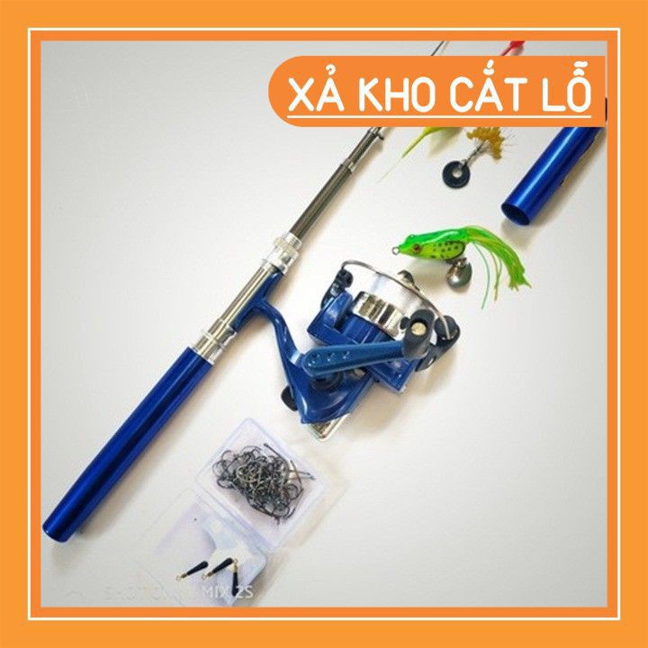 [HÀNG CÔNG TY] Bộ Cần Câu Bút Mini Máy Đứng Máy Ngang Bộ Cần Câu Bút Máy Đứng Máy Ngang 1M0