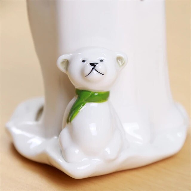 Thanh lý hàng tồn đèn xông đốt tinh dầu bằng nến gốc cây to màu trắng hình thú và ông già noel đáng yêu - Better Life