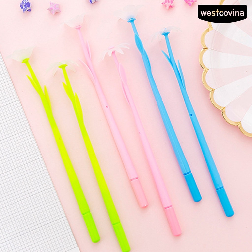 [Hot]✍Set 10 Bút Gel Hình Hoa Tulip Viết Chữ Cho Lớp Học