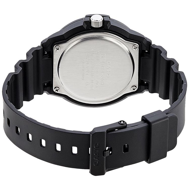 Đồng Hồ Casio Nam MRW-200H-1BVDF Mặt Tròn Dây Cao Su Chính Hãng | BigBuy360 - bigbuy360.vn