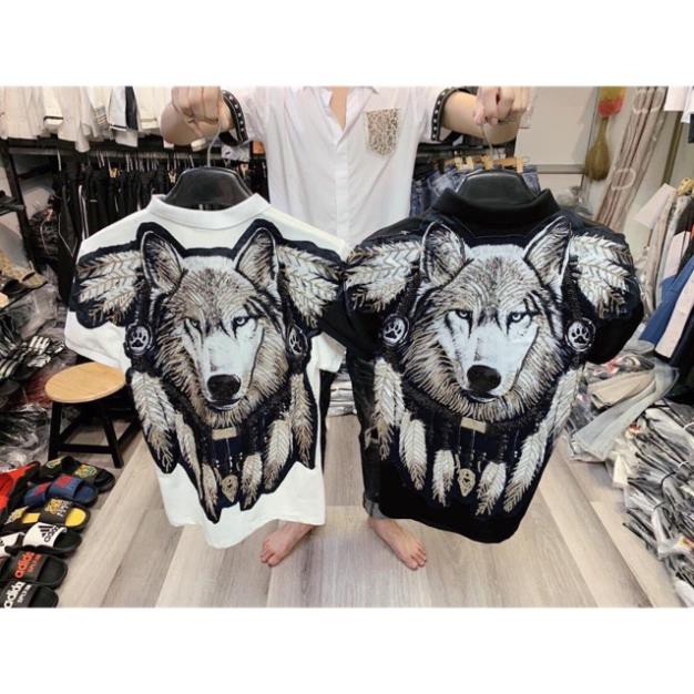 Áo thun nam.áo polo DG.áo phông DG thêu sói 2020