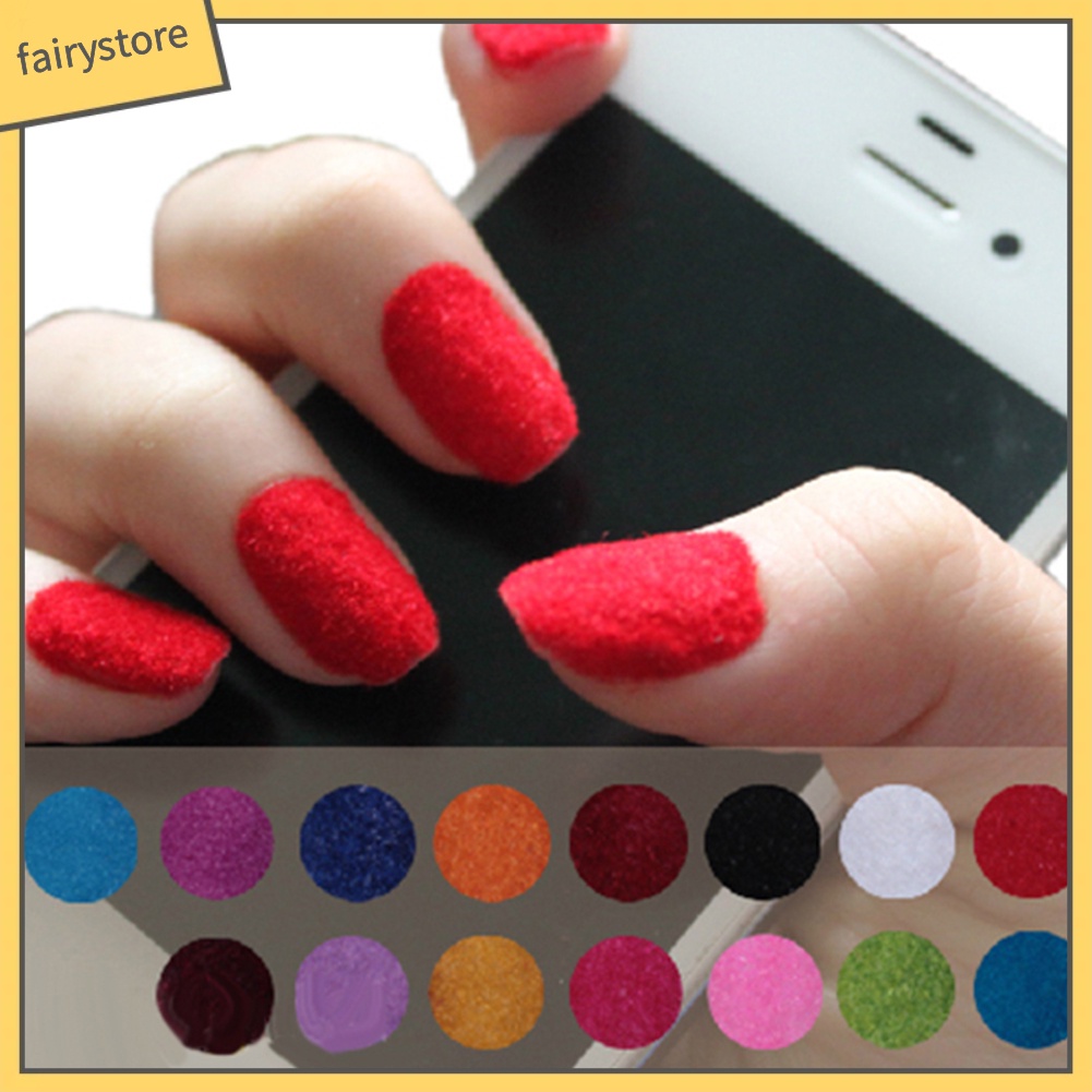 [Hàng mới về] Bộ 12 hộp bột trang trí móng màu khác nhau tiện dụng cho nữ