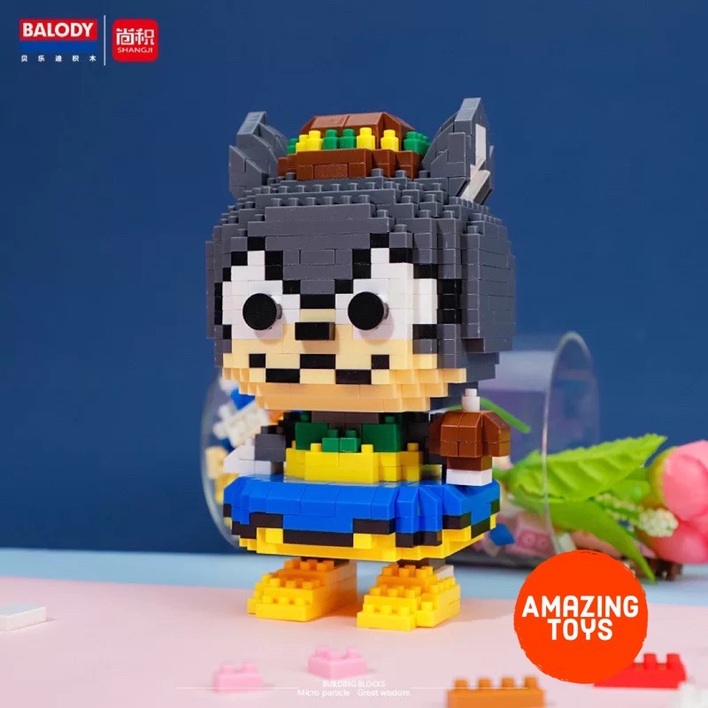 Bộ 12 mô hình lắp ráp Disney Pool Party 12cm