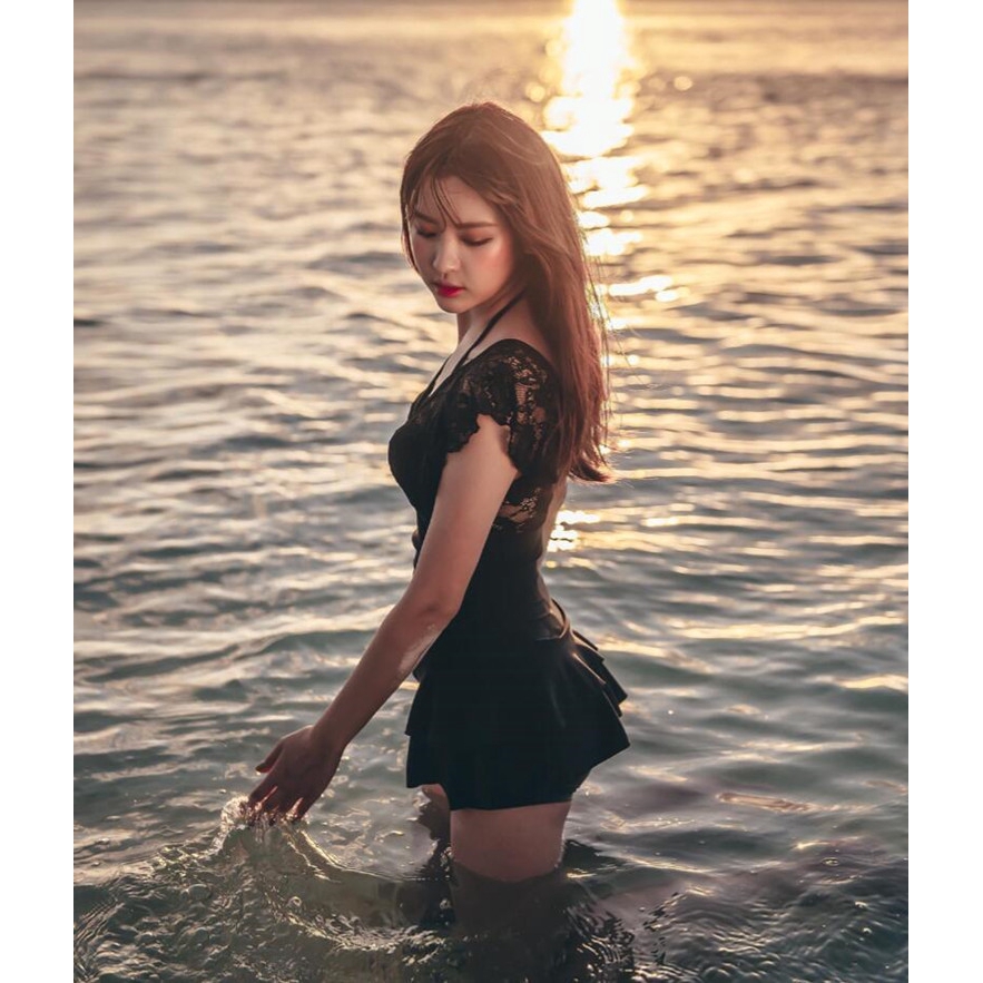 FREESHIP ĐƠN 99K_ Bộ Đồ Bơi Nữ Liền Mảnh Dáng Váy Che Bụng Bộ Đồ Bơi Nữ Đẹp Áo Bơi Dạng Váy | BigBuy360 - bigbuy360.vn