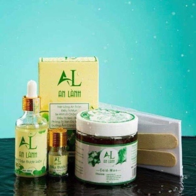 COMBO BỘ SẢN PHẨM WAX VÀ MỠ TRĂN TRIỆT LÔNG SHINY