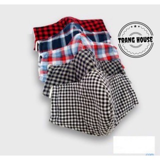 Khẩu trang vải 3 lớp chống bụi trẻ em- hàng đẹp - tranghouse