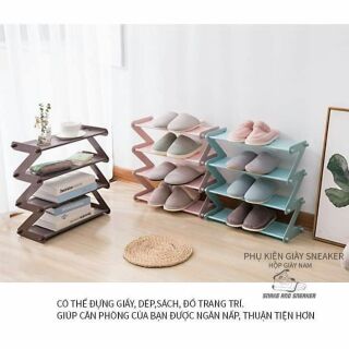 Kệ giày Ziczac 4 tầng