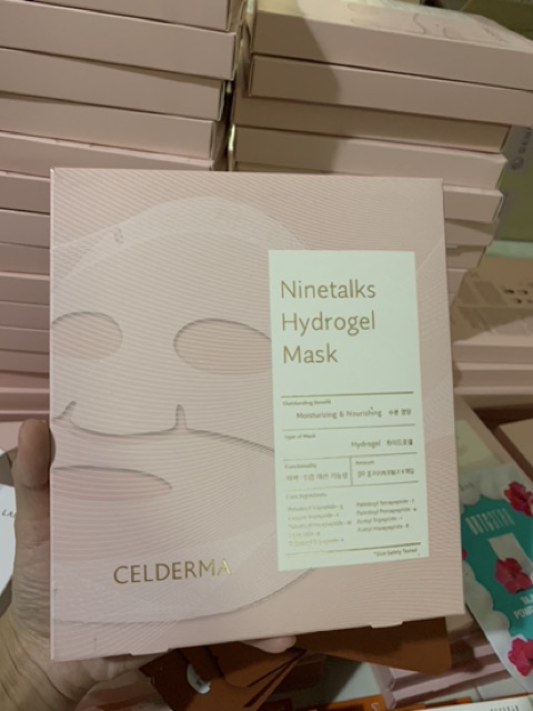 [Có Sẵn] [Date 2023] Mặt nạ thạch sinh học Celderma Ninetalks Hydrogel Mask