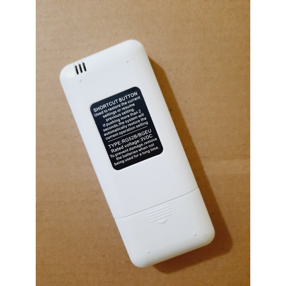 Remote Điều khiển điều hòa Midea 1&amp; 2 chiều Inverter - Hàng chính hãng theo máy mới 100% Tặng kèm Pin!!!