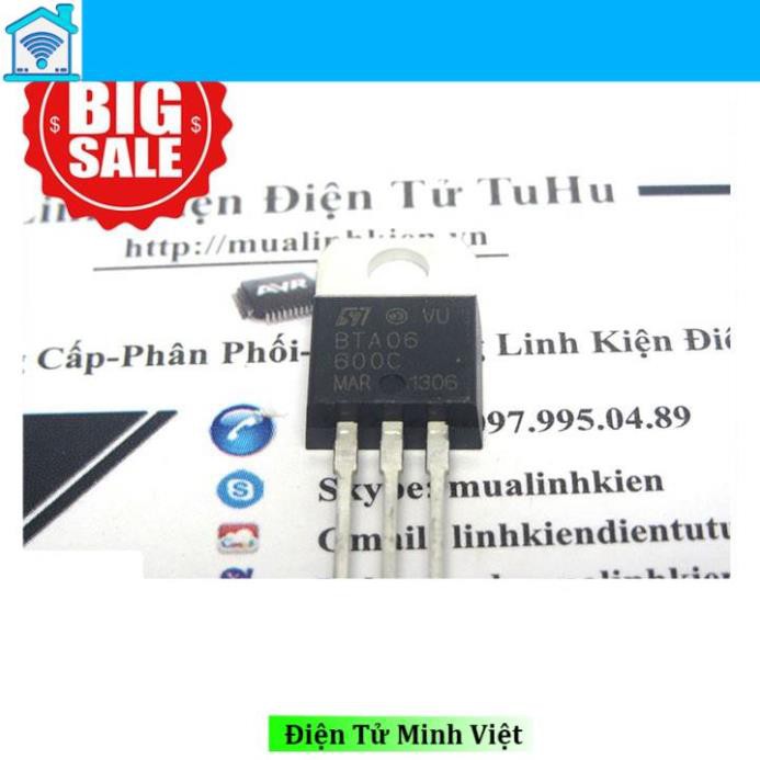 Linh Kiện BTA06-600C TO220 6A 600V Giá Rẻ