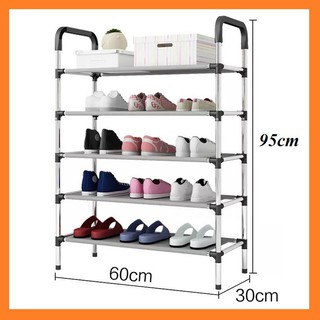 [Freeship] Kệ Giày Dép 5 Tầng Inox