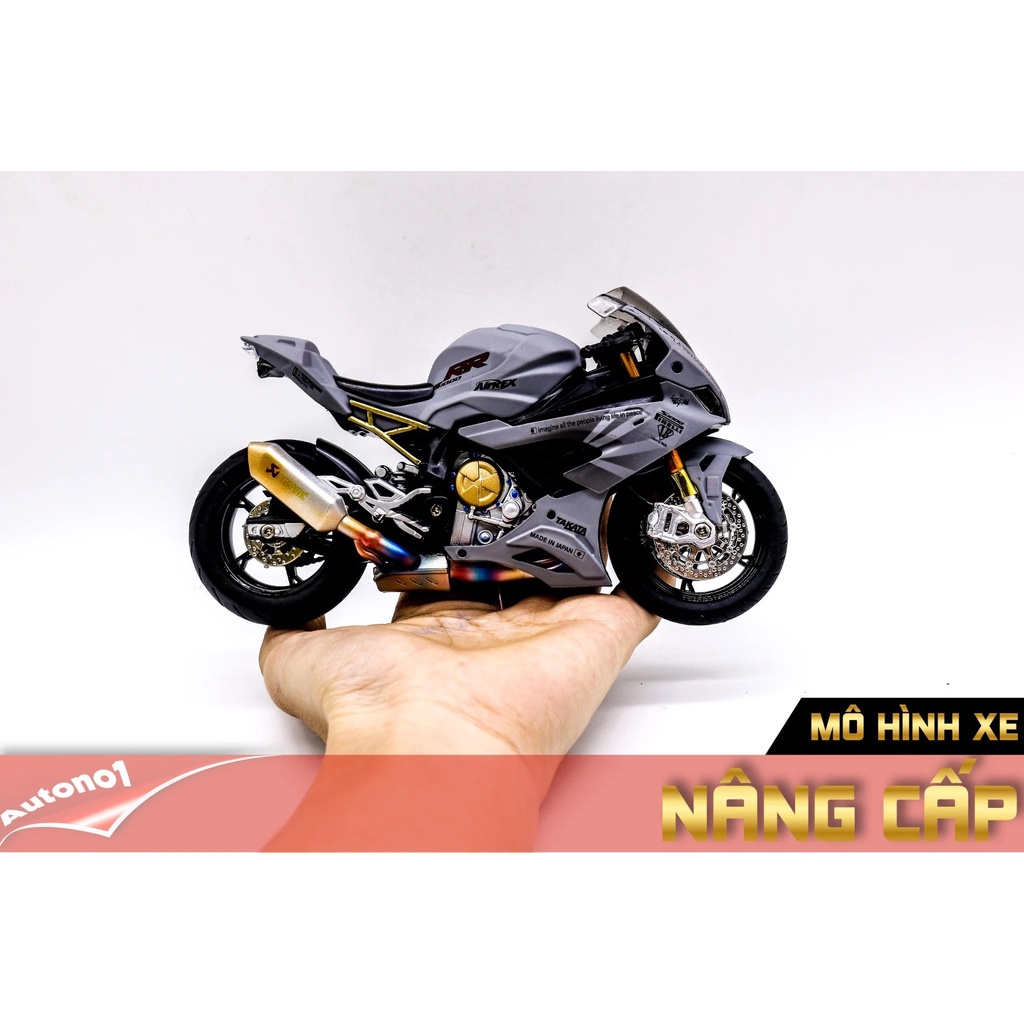 MÔ HÌNH XE ĐỘ BMW S1000 2020 LIBERTY WALK 1:12 AUTONO1 D026