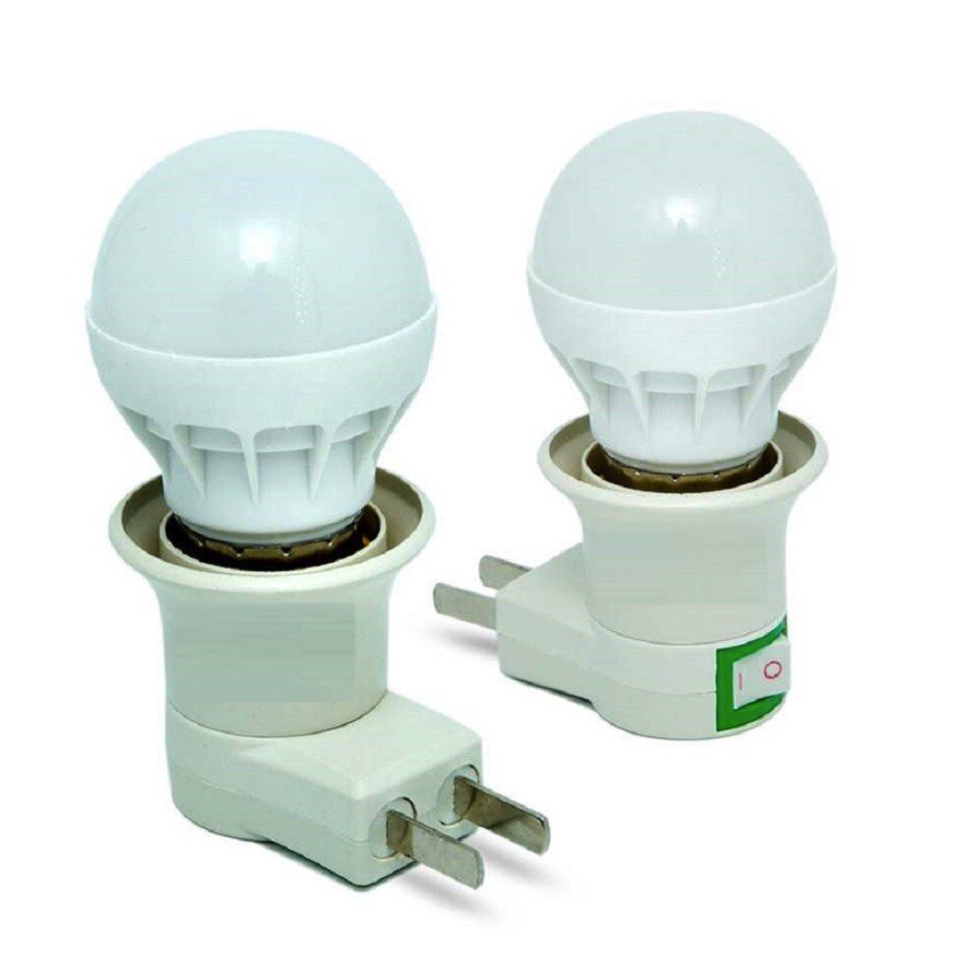 Đui đèn E27 chống nước độ bền cao tiếp xúc tốt , Đui xoáy gắn tường bảo hành 12 tháng