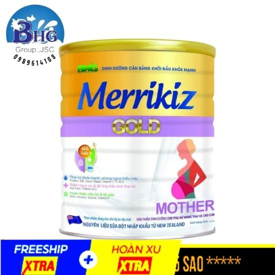 SỮA Merrikiz Gold Bầu 900g