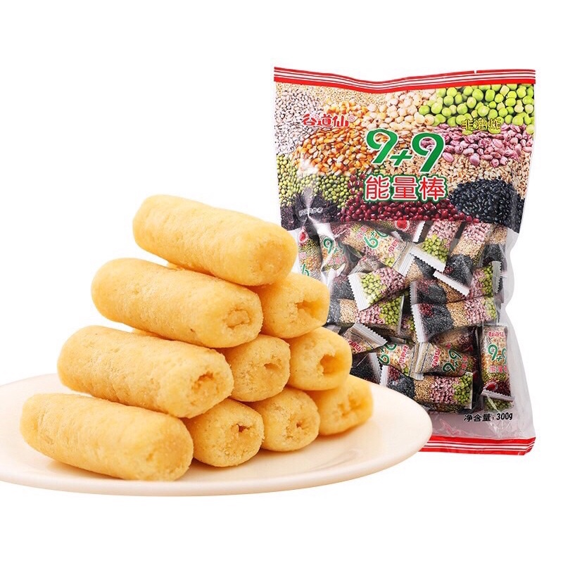 BÁNH NGŨ CỐC DINH DƯỠNG ÍT BÉO 9+9 TÚI 300G/ THANH DINH DƯỠNG
