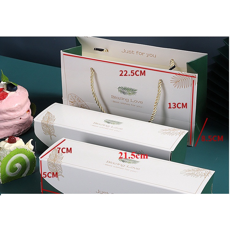 Set hộp + túi giấy đựng bánh kẹo/ đựng quà tặng