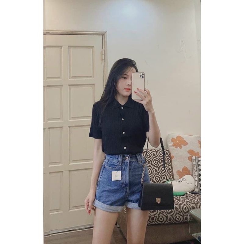 ÁO POLO KHUY ZR MÀU Trắng,Đen,Hồng VNXK