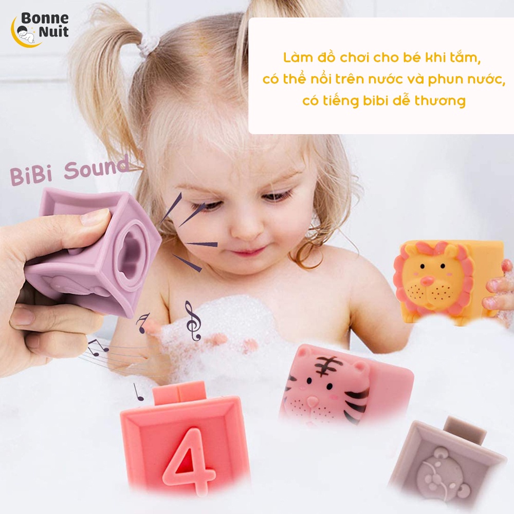 Bộ đồ chơi hình khối Soft Building Blocks cho bé vừa chơi vừa học