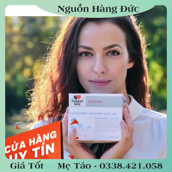 Collagen Thủy Phân Doppelherz Kollagen 11000 Plus Đức 30 x 25 ml -Date mới nhất Nội địa Đức Đủ Bill [Hot]